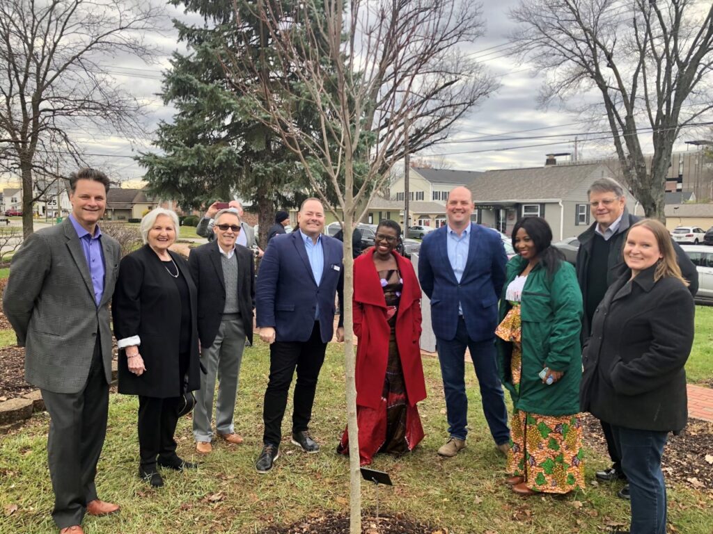 Mayor of Freetown, Sierra Leone in Fishers for tree-planting ceremony ...